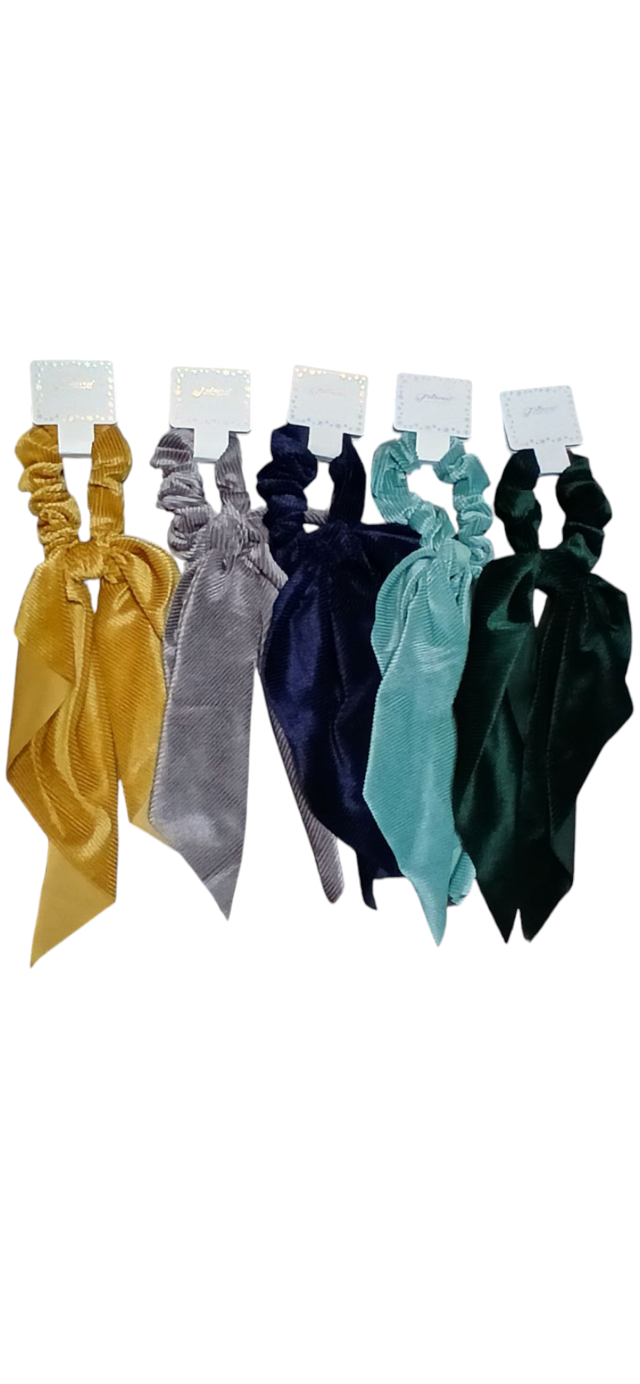 VELVET SCARF HAIR SCRUNCHIES