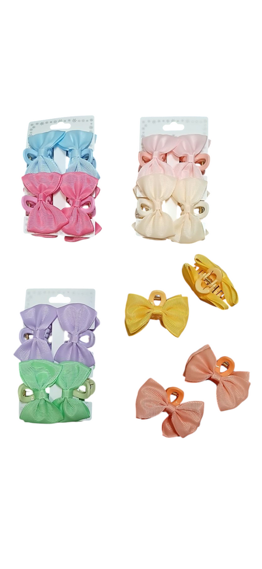 GIRL'S BOW HAIR CLIPS