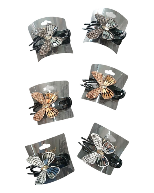 BUTTERFLY HAIR CLIPS